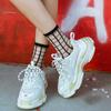 5 pairsFashion Kawaii Women Socks Sexy Lace Mesh Fishnet Socks Mixed Transparent Stretch Elasticity Ankle Net Yarn Thin Sox