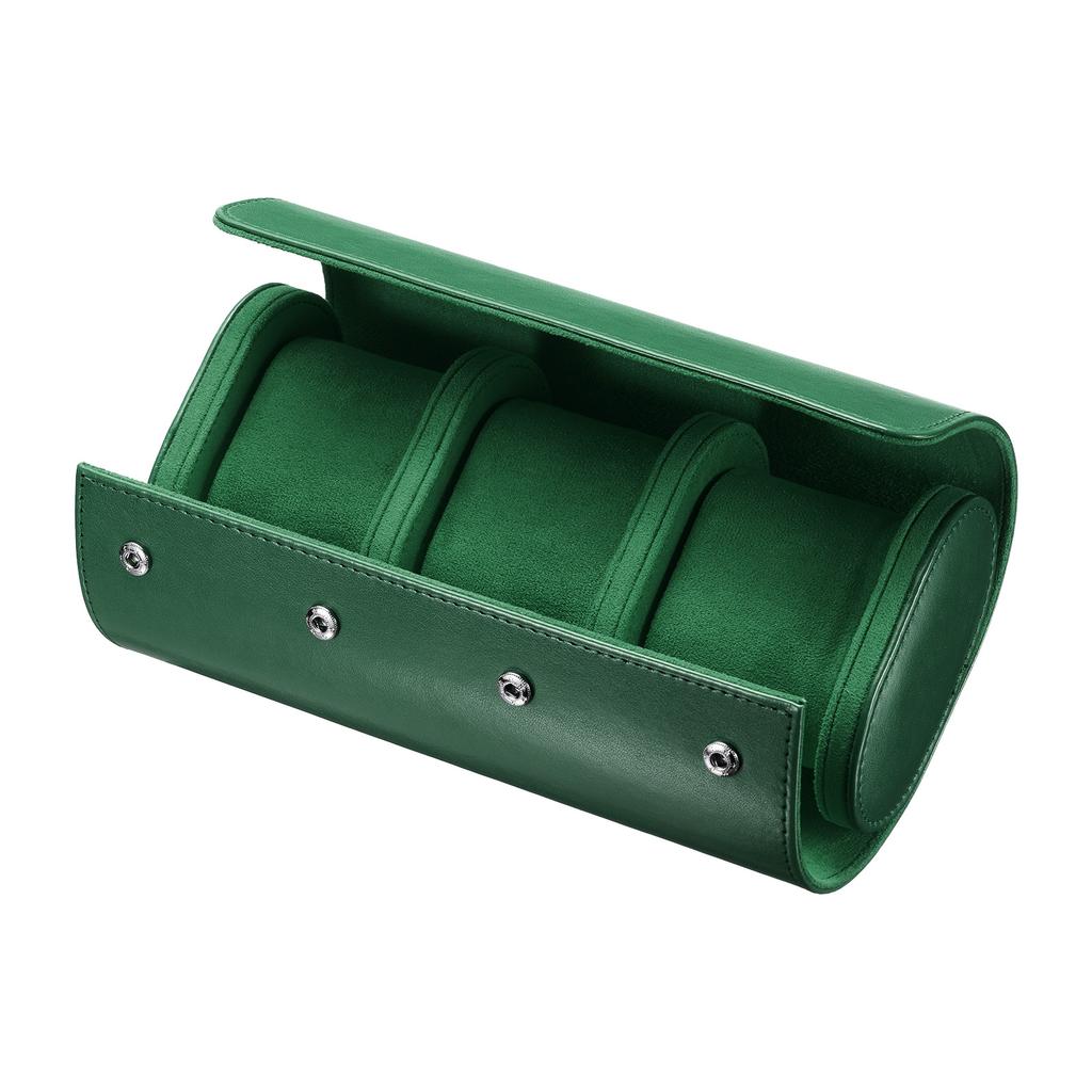 1/2/3 Slot Leather Watch Travel Case Single Watch Roll Storage Box Organizer for Men Women Watch Holding Storaging Displaying