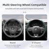 BHA1 Suitable for Renault Breathable Hole Leather Steering Wheel Cover Segmented Quick Release Design Non-Slip and Durable Megane 3 2 4 Clio4 5