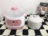Mini Electric Slow Cooker: Double Boiler Ceramic Stew and Porridge Pot, Perfect for Soups and More.