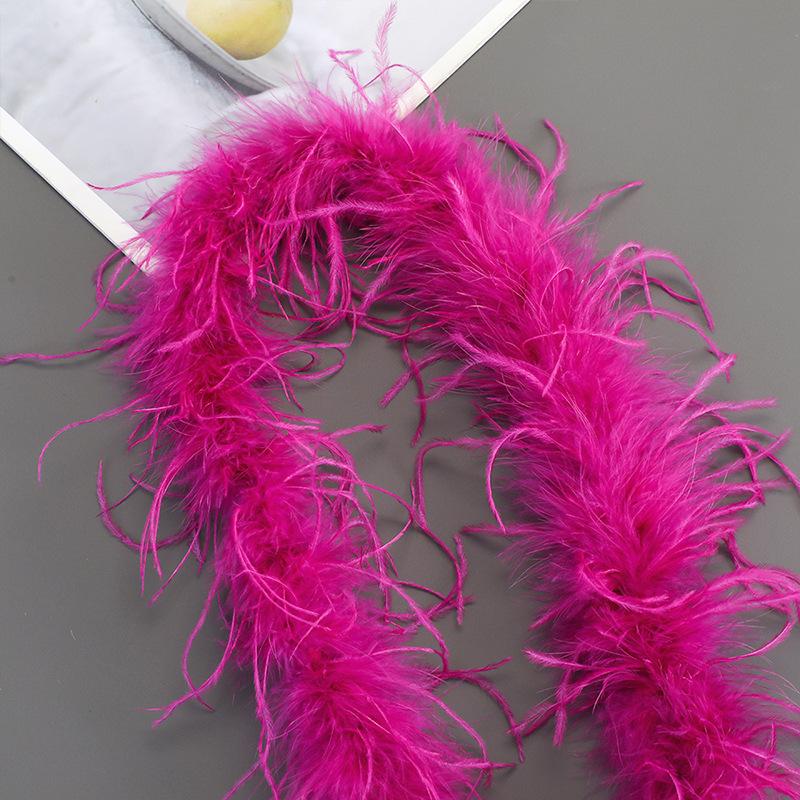 Strisce di Piume di Struzzo Colorate per Costumi da Ballo Fai-da-Te e Accessori