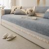 New Sofa Cushion, All-season Non-slip Seat Cushion, French Cream Wind, High-end Sofa Cover Cover Cloth Towel