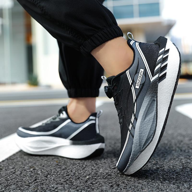 Feidian 5C Rotary Buckle Popcorn Carbon Board Running Shoes Men's and Women's Breathable Shock Absorption Rebound Student Sports Racing Shoes