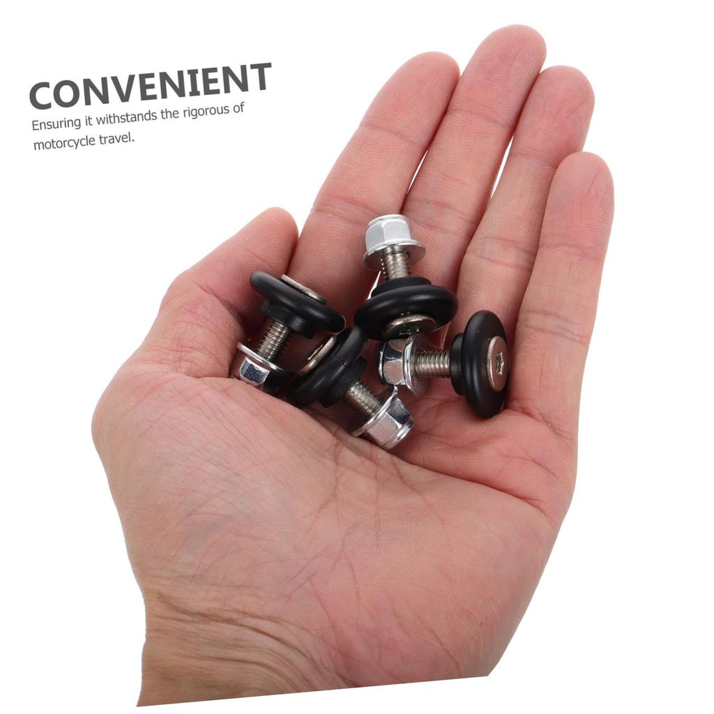 ELAYARD 4pcs Aluminum Composite Tail Box Buckle Spacer Motorcycle Trunk Bracket Base Fast Release