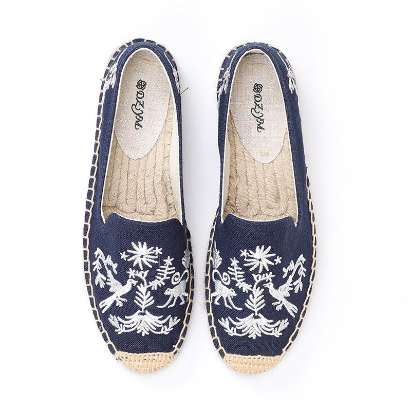 Kobiety Mieszkania Buty Slip On Ladies Canvas Lazy Loafers Oddychające Espadryle Obuwie na wiosnę i jesień