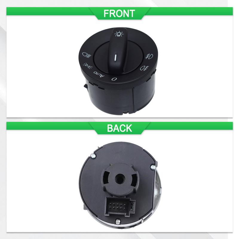 5ND941431B 8941431 10 P Front Headlight Control Switch for VW Caddy III Kasten 2KA, 2KH, 2CA, 2CH 2005 2006 2007 2008 -2016