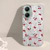 Circular Dots Cherry Fruit Feather Texture Phone Case for Xiaomi Poco X5 X7 M6 Pro X6 X3 Pro NFC C75 C71 C65 C61 M5S TPU Cover