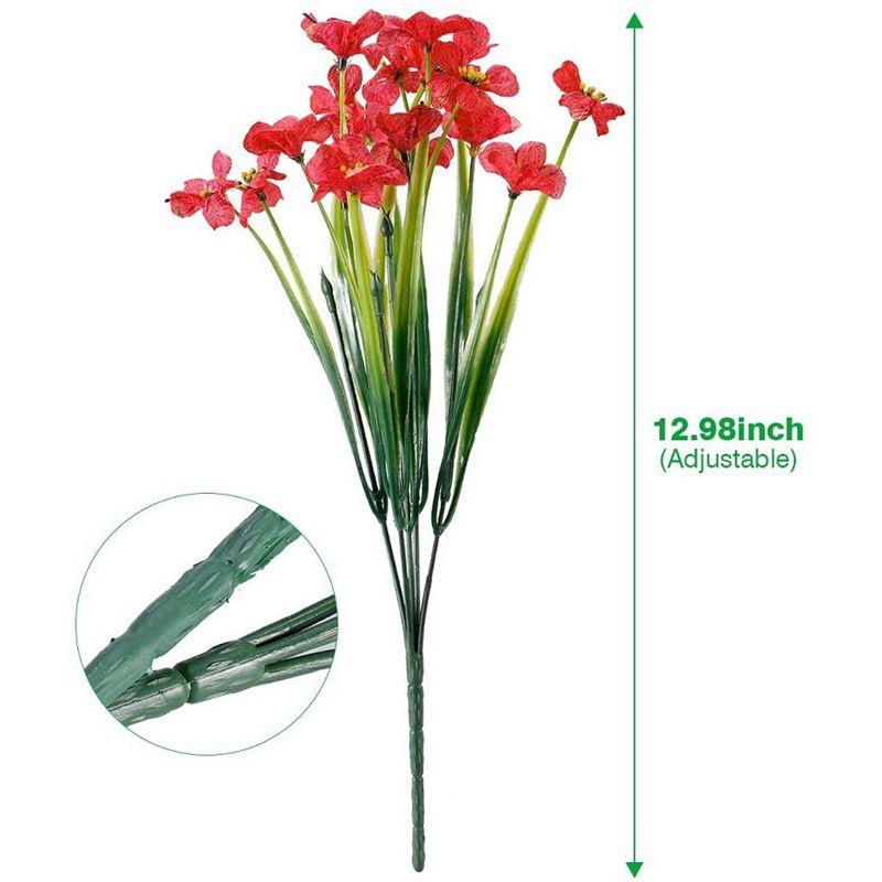 Bright And Lush Artificial Plum Blossoms Perfect Uv Resistant Outdoor Decor