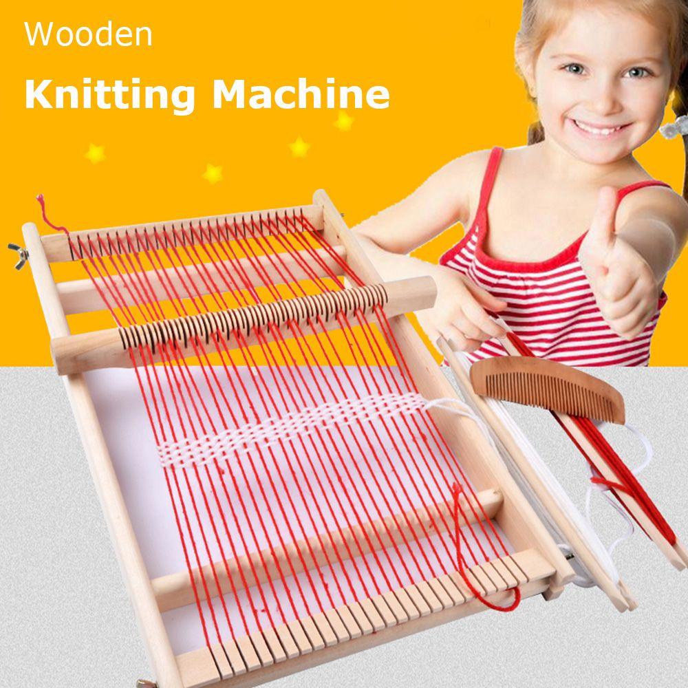 Craft Household Comb For Children Kids Girl Weaving Loom Handcraft Knitted Toy Knitting Machine