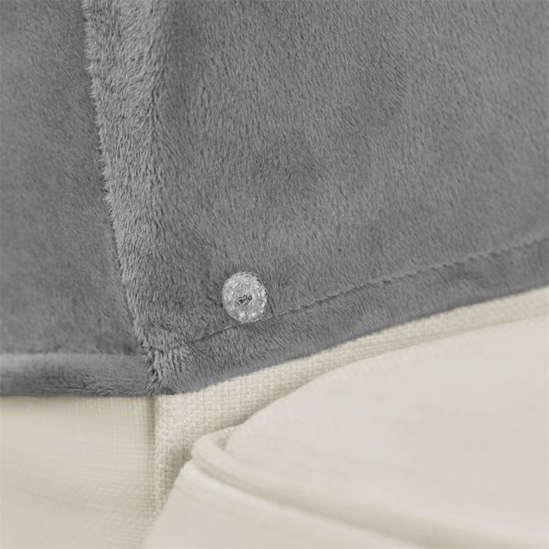 2pcs Solid Color Armchair Covers Non-Slip Anti-dust Sofa Armrest Protector Soft Velvet Couch Arm Rest Covers Furniture Protector