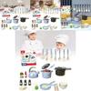 Colorful Kids Kitchen Toy Set With Realistic Cooking Features For Boys And Girls