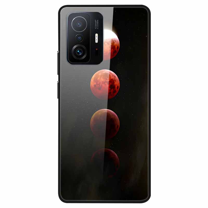 For Xiaomi 11T Tempered Glass Case Soft Bumper Hard Funda For Xiaomi mi 11T Pro Phone Case 11 T 11T Pro 11TPro Back Cover Shells