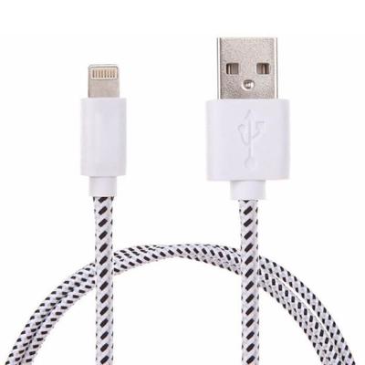 1 M USB-Kabel für iPhone geflochtenes Gewebe Synchronisationskabel Netzteil für iPhone 6 iPhone 5 iphone5s / Passend für IOS 9