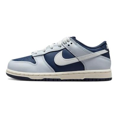 Dunk Low PS Football Grey Midnight Navy Kids Sneakers Blue Summit-White FB9108-002