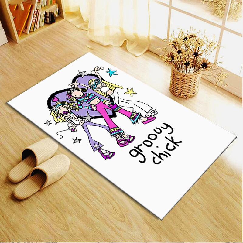 2025 New Groovy Chick Carpet Rug for Living Room Bedroom Home Sofa Decoration,Kids Play Non-slip Floor Mat52