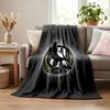 Collingwood Football Club Decke Flanelldecke Weich Gemütlich Plüsch Überwurf für Sofa Bett Leichte Heimdekoration Geschenke für Weihnachten verschiedene Feiertage