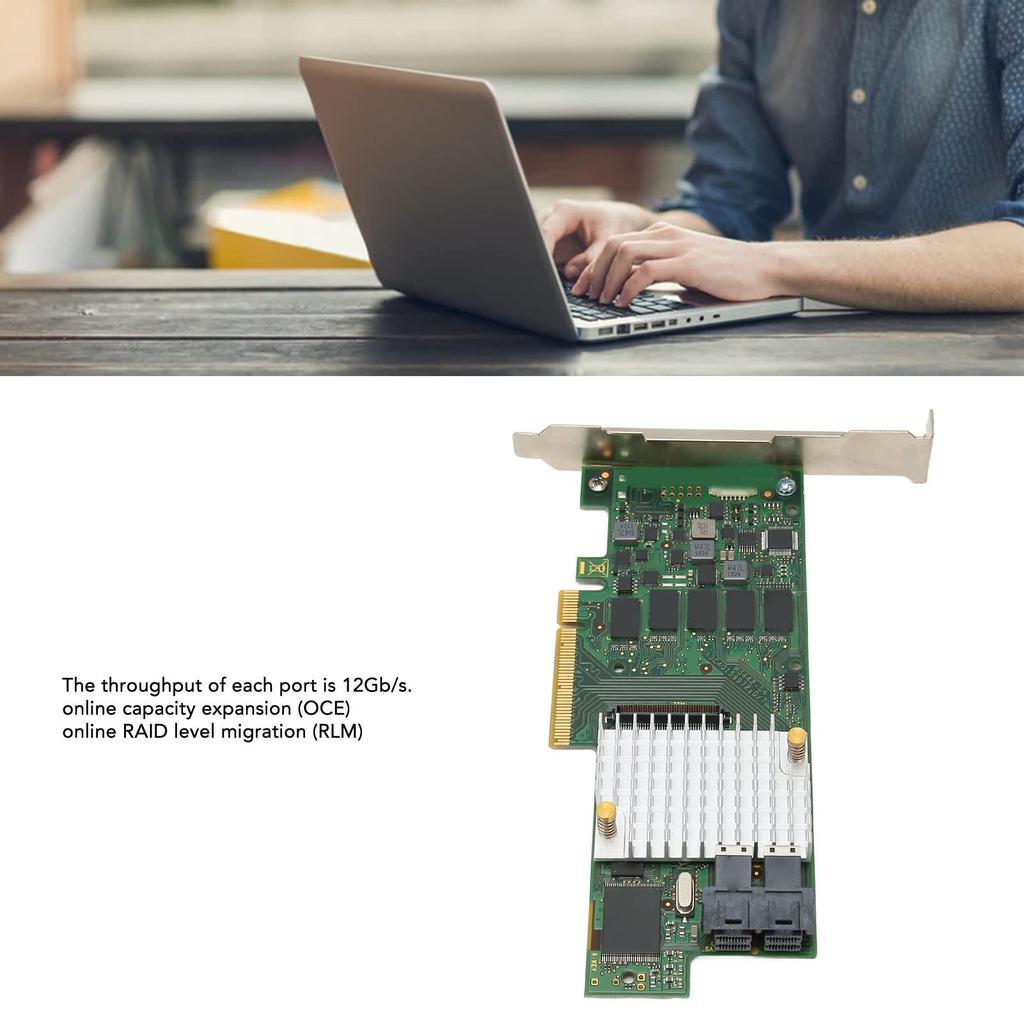 Smart Array Card, 72-bit DDR3 Interface Smart Array Card RAID Controller, PCI Express 3.0 x8 Smart Array Card, D3216-A13 LSI 9361-8I Array RAID Card