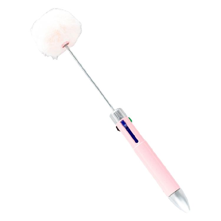 Multicolor Pen Ballpoint Beadable Retractable Ballpoint Pen 4 Color in 1 Ballpoint Pen Retractable Multicolor Pen