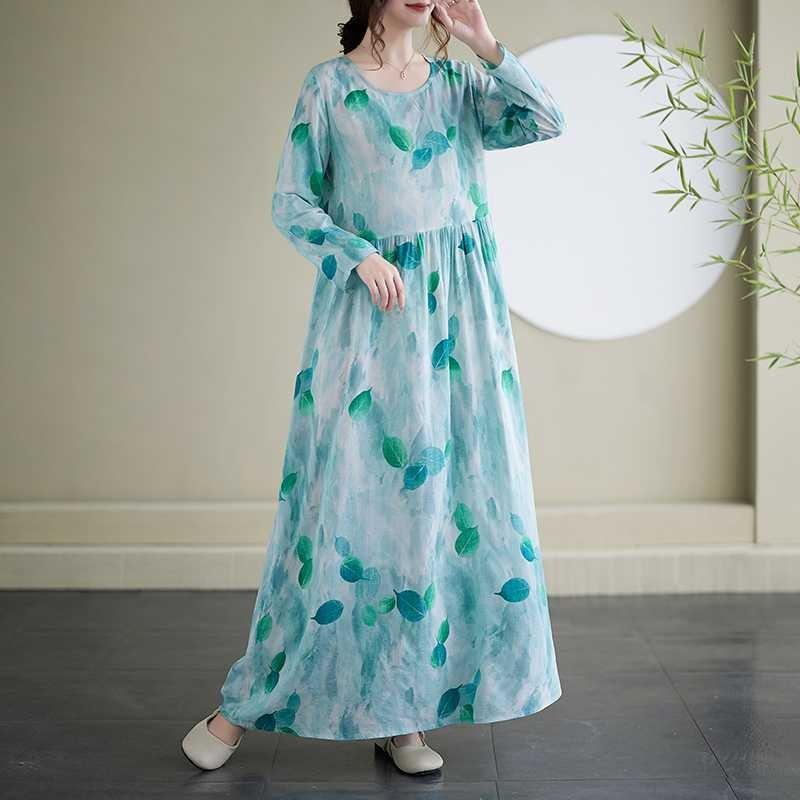 Actual 2025 Early Fall New Floral Dresses