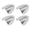 4pcs Marine Wire Cable Vent Cover Splash Proof One Piece Structure Stainless Steel Clamshell Vent Cover for Boats RVs