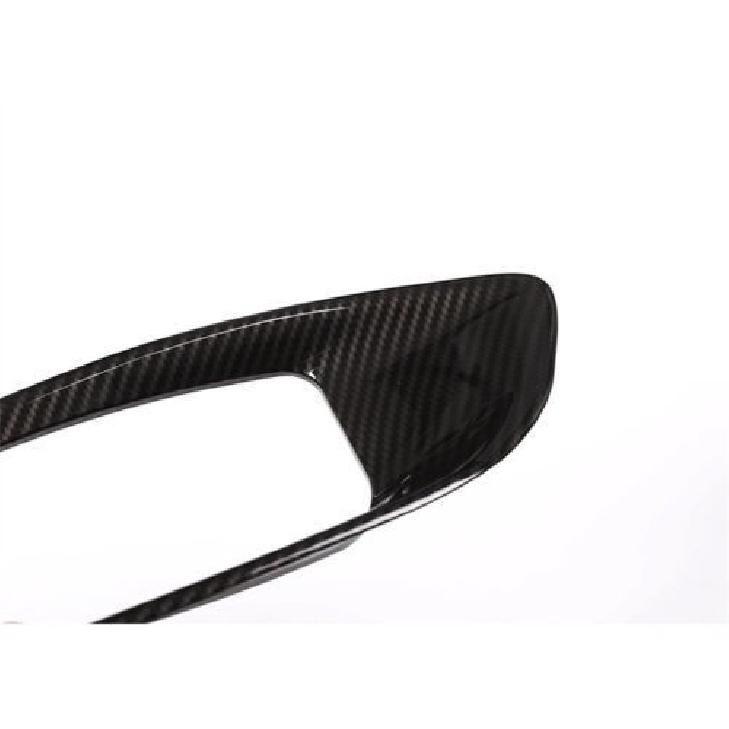 For Jaguar F-pace 2017-2020 Power Seat Control Button Frame Trim 2X Carbon Fiber