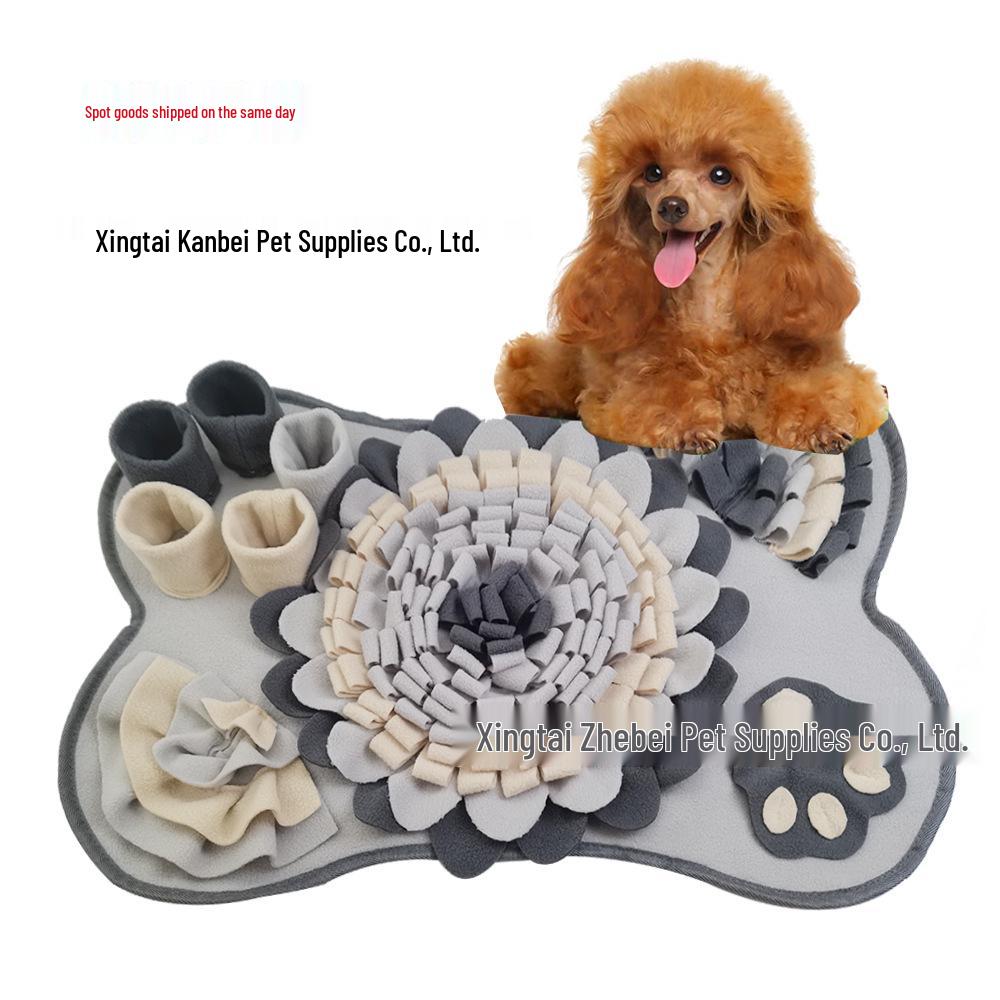 Indoor Pet Sniffing Mat - Slow Feeding Toy for Dogs and Cats To Release Energy and Enjoy a Treasure Hunt Game.