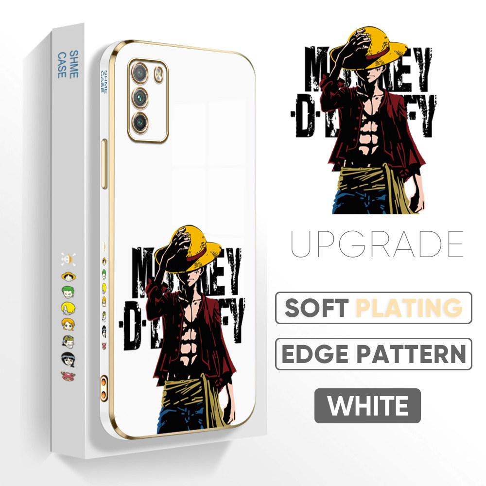 Colorful Printing Patterns Square Edge Pattern Casing Plated Phone Shell Luxury Plating Soft Phone Case for Huawei Honor Xiaomi Redmi