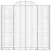 Gabion with High Arch 200x50x180 200 Cm Galvanized Iron
