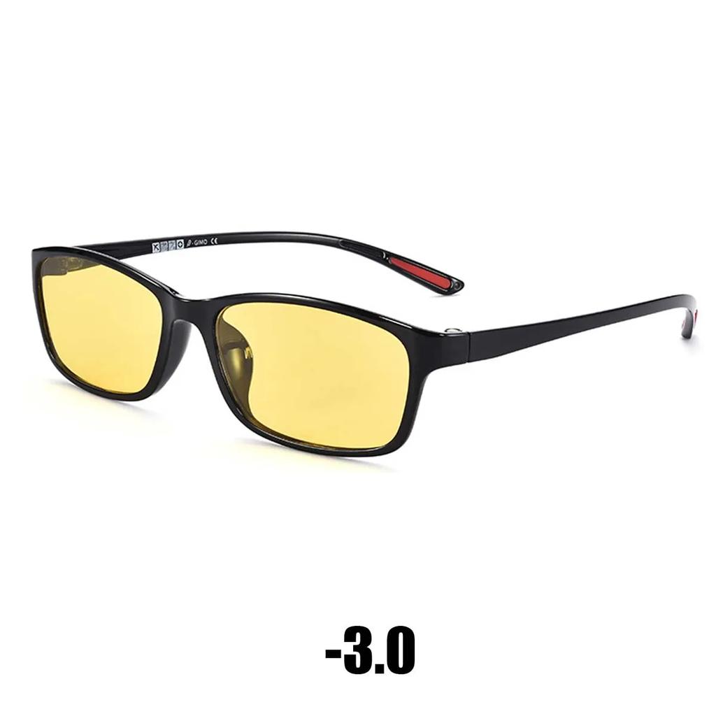 Vintage Γυναικεία Ανδρικά Αντιανακλαστικά Γυαλιά Οδήγησης Νυχτερινής Όρασης Μείον Γυαλιά Υπερελαφριά Τετράγωνα Γυαλιά Ρετρό Μυωπίας Έως -4.0