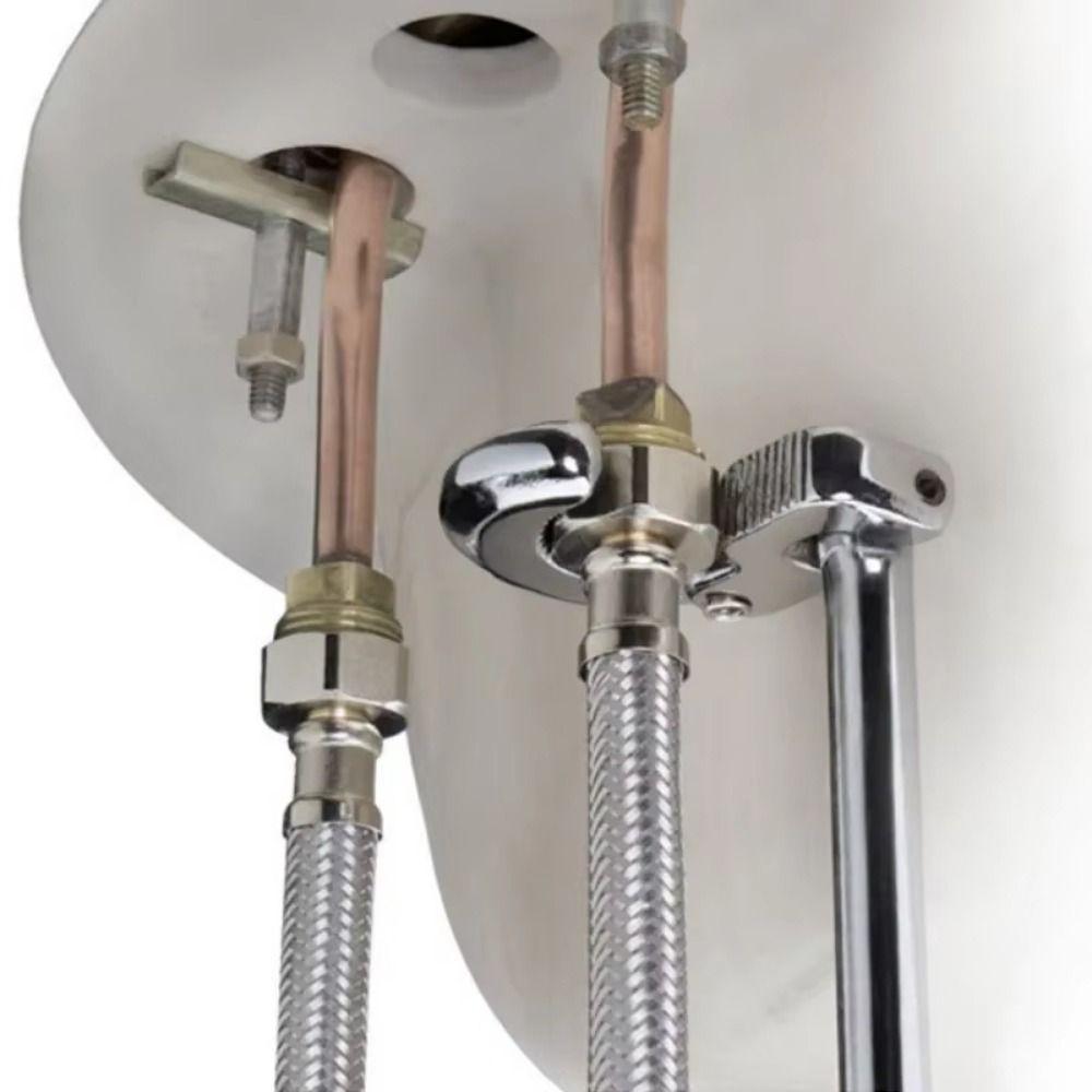 Adjustable Jaw 3/8 To 1-1/4 Basin Wrench 11 Inch Sink Plumbing Repair Tool  Hand Repair Tool