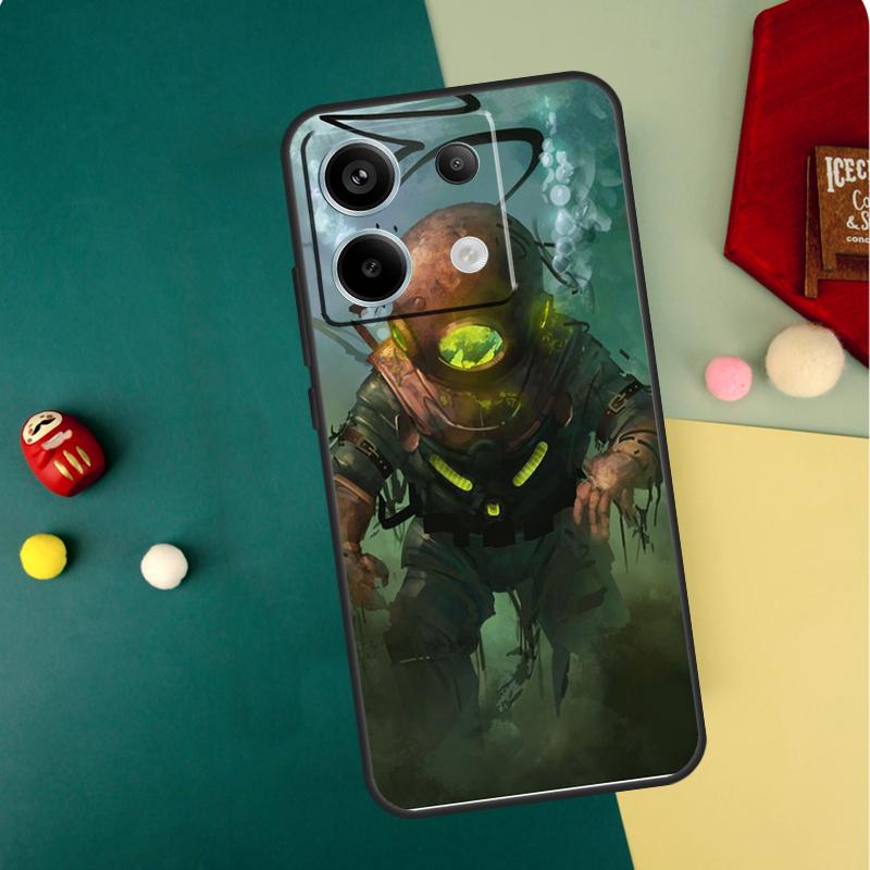 

Scuba Diver Mask Diving Case For Redmi Note 13 Pro Plus 9 10 11 12 Pro 10S 11S 12S Redmi 13C 10A 9C 10C 12C Cover Redmi Note 13ProPlus
