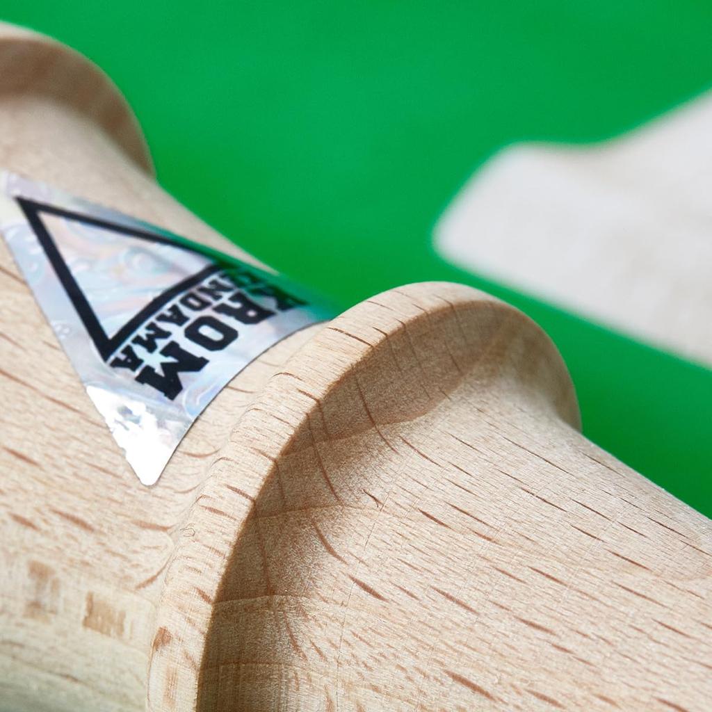 Kendama KROM POP Chrome Pop LOL Sticky Clear (Dark Green)