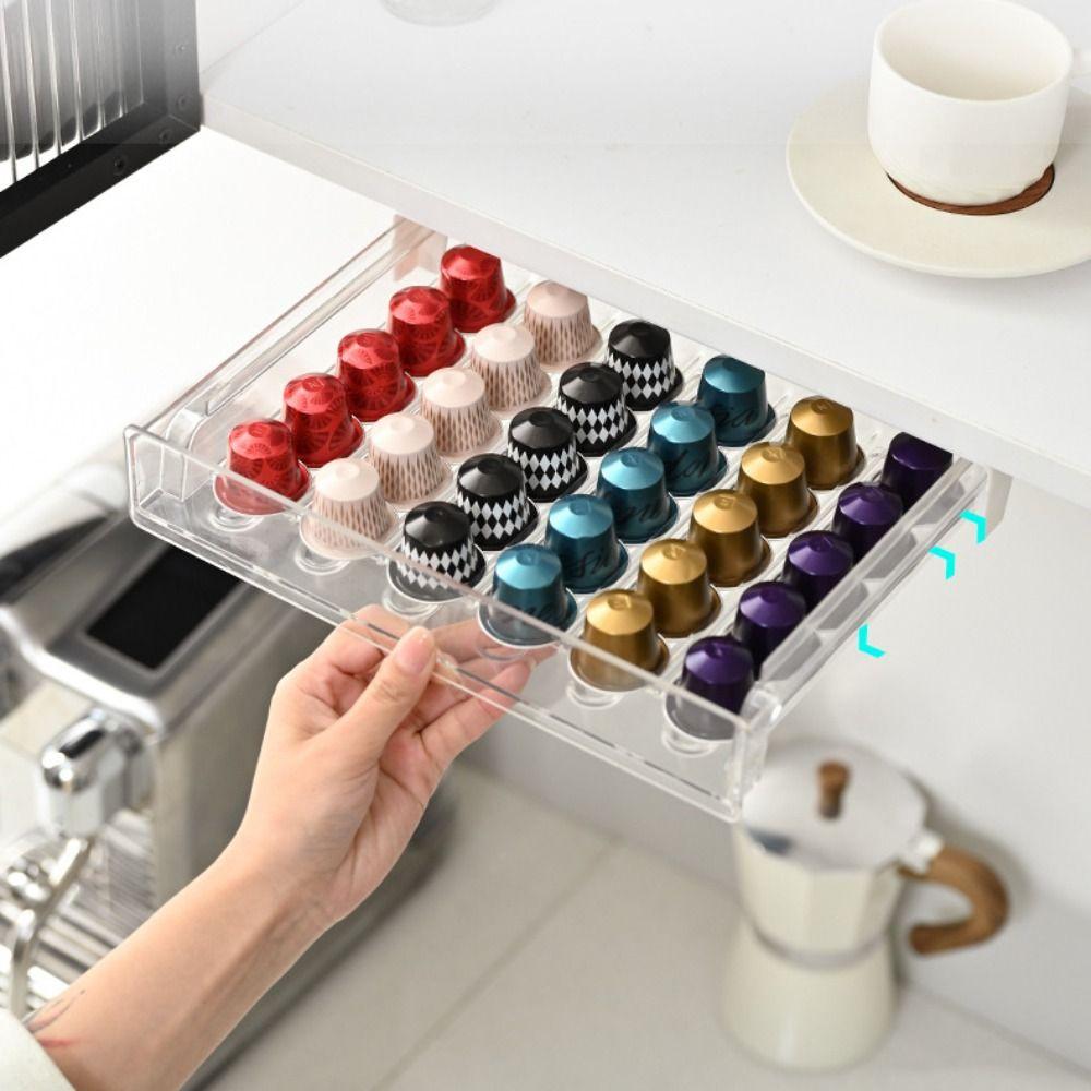 Storage Drawer Drawer Coffee Capsule Holder Desktop Holder Storage Rack Durable Storage Box  Office