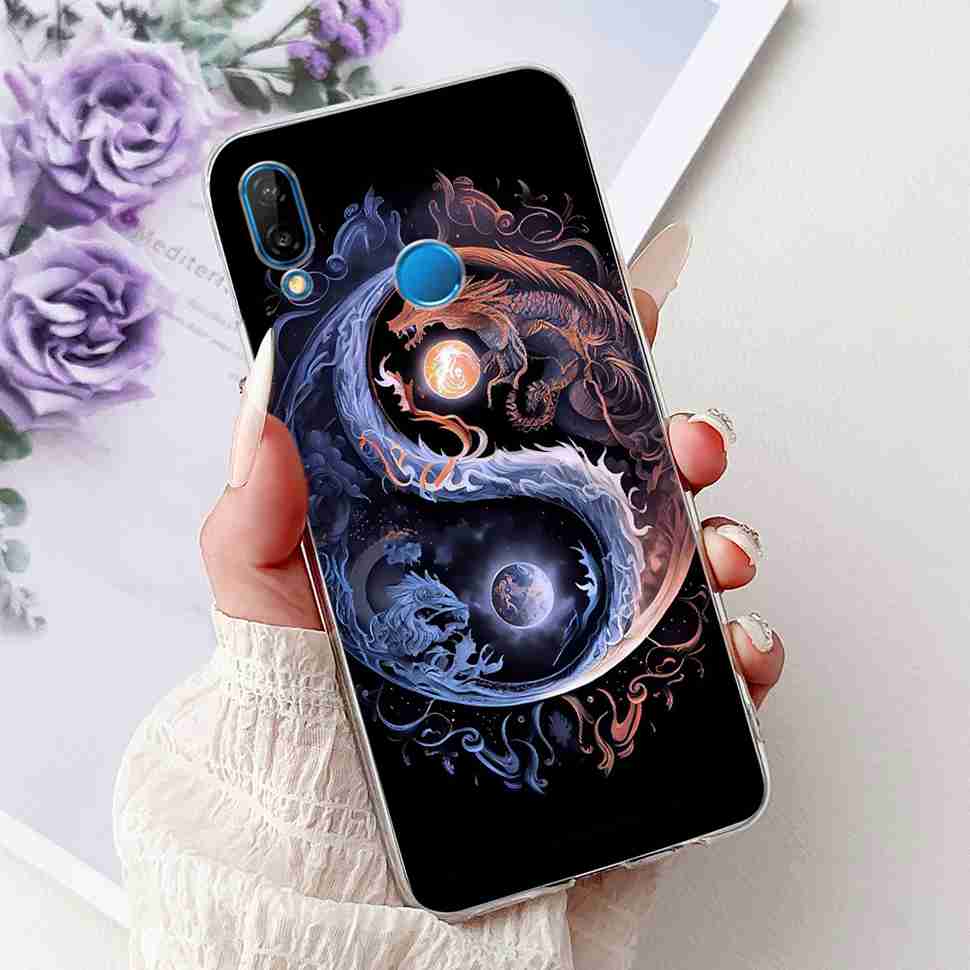 Protective Cases For Huawei P20 Lite ANE-TL00 Case New Cartoon Cat Print Silicone TPU Cover For Huawei P20 Lite ANE-LX1 Shell