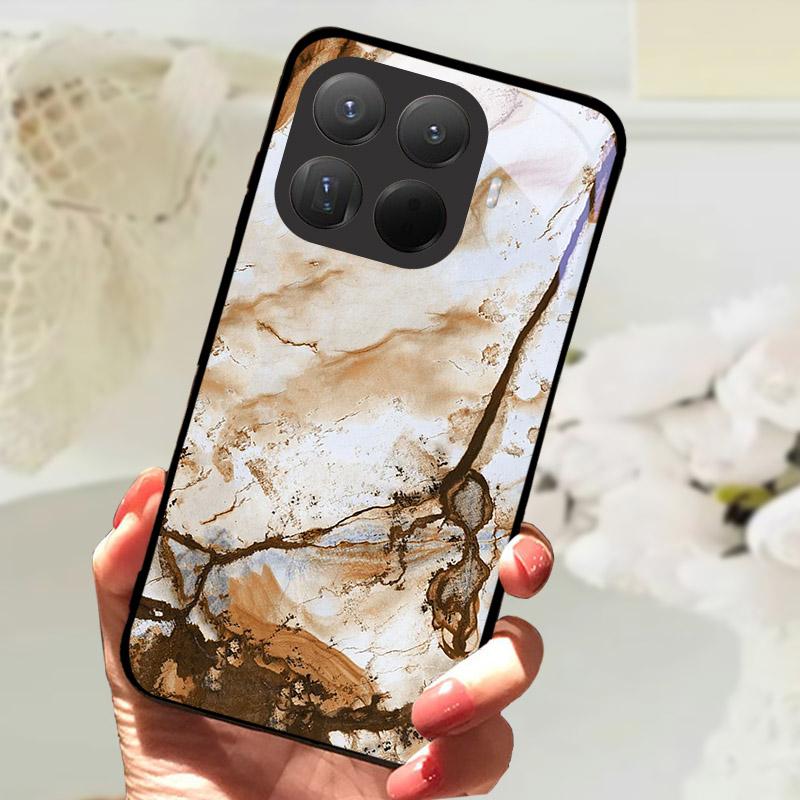 Pro Xiaomi 15T Pro Pouzdro Módní Tvrzené Sklo Zadní Kryt Telefonu Pro Xiaomi 15TPro 15 T Xiaomi15T Ochranný Kryt Fundas Coque