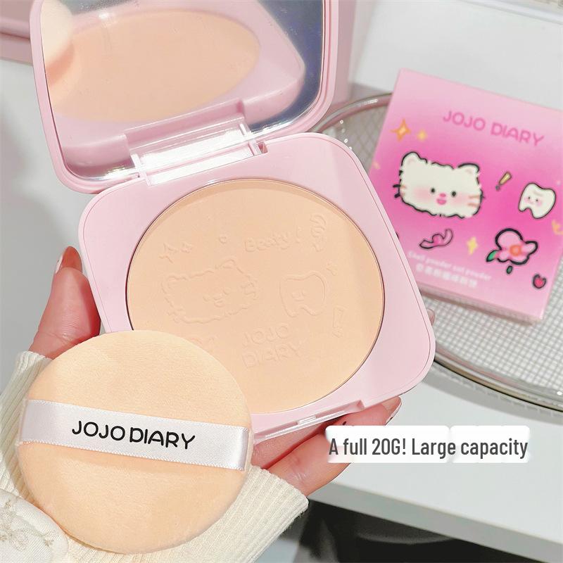 

Long-lasting Cat Shell Soft Focus Powder: Oil Control, Waterproof, Sweatproof Concealer & Setting Makeup - Non-Transferable природний
