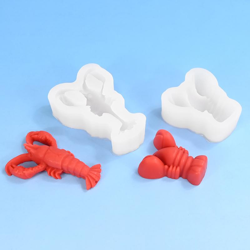 תבנית סיליקון לעוגה שוקולד בצורת דג קוי לובסטר ג'לי בעבודת יד סוכרייה למאפה ביתי כלי אפייה למטבח