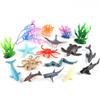 Lifelike Ocean Pvc Animal Models Set With Dolphin Turtle Crab And Octopus For Fun Playtime