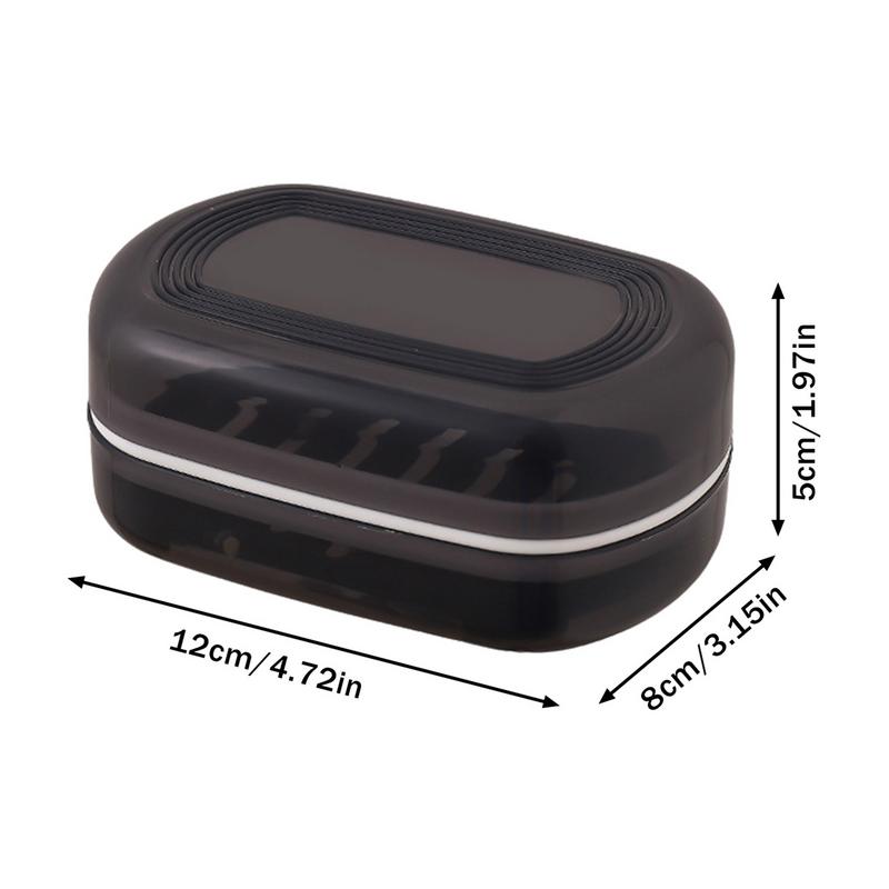 Soap Container Box Strong Sealing Travel Soap Holder Durable Soap Case Easy To Clean Bar Soap Container Soap Dish For Bathroom