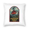 Jackson Hole Lift Square Pillowcase Polyester Linen Velvet Pattern Zip Decorative Pillow Case Sofa Cushion Cover