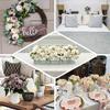 1/3PC Artificial Flowers Silk Hydrangea Wedding Wreath Home Room Garden Yard Rose Bridal Bouquet Festival Decora Vase Fake Peony
