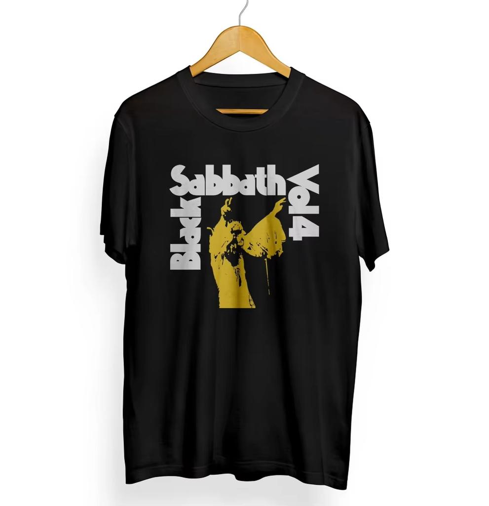 2025 Black Sabbath Aston Villa Rückseite Die Letzte Show Bedrucktes Kurzarm Sommer Baumwolle Rundhals T-Shirt Locker Herren Damen Druck