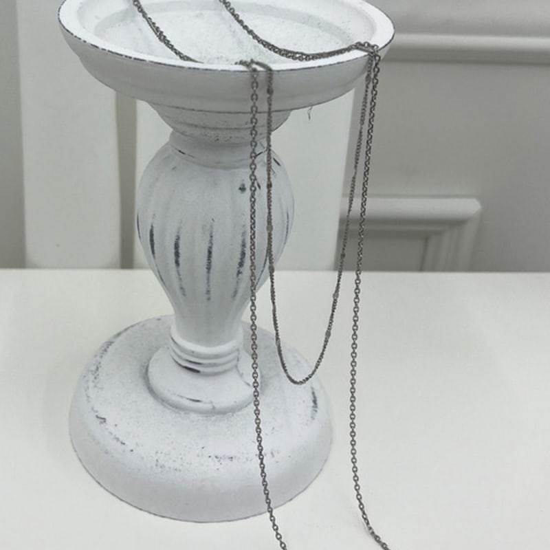 ctwins SURGICAL STEEL CHAIN LAYERED NECKLACE