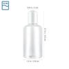 Sosoport 12 Pack Refillable Plastic Travel Bottles 75ml Convenient Storage Containers Face Toner Body Lotion Abrasion Resistance No Odor Ideal Trips