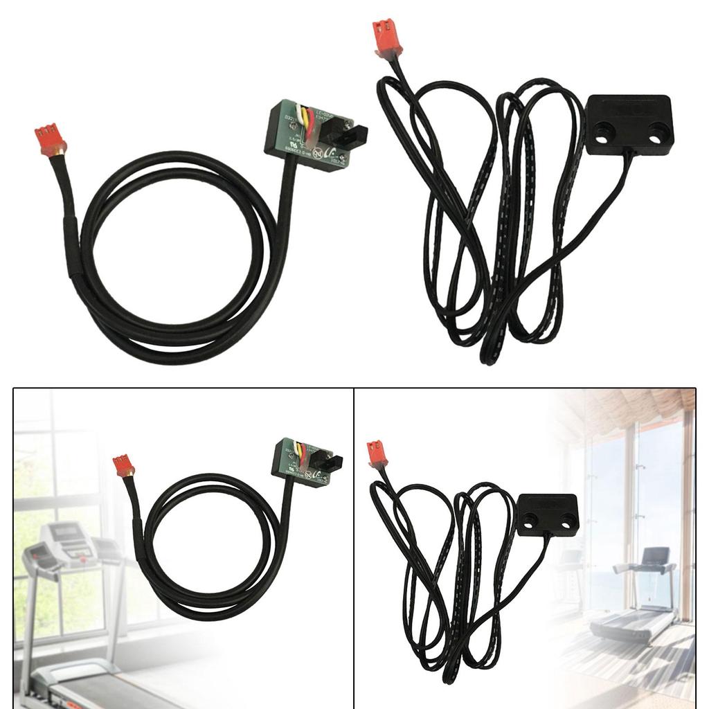 Hastighetssensor Sport RPM Reservdelar Kablage Fitness Gym Sensor Kabel Universell Stift Löpmaskin Löpband Reedkontakt
