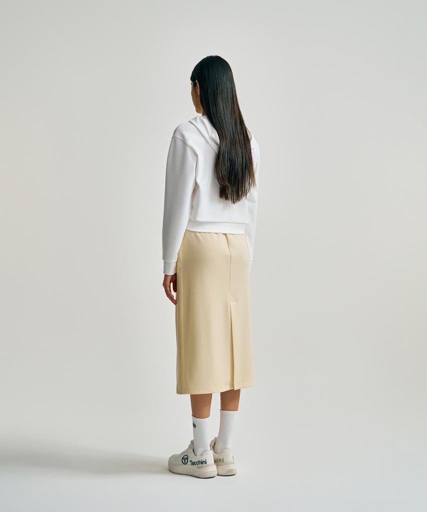 SERGIO TACCHINI W Tacchini Modern Track Midi Skirt (L.Yellow)
