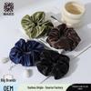 7cm Extra Large Silk Hair Tie - 22 Momme, Large Intestine Ring, 55cm Fabric, Custom Label Available