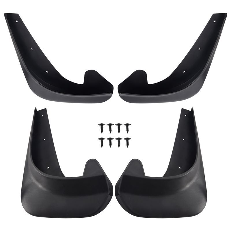 WO-Universal Mudflaps Mud Flaps Flap Splash Guards Mudguards Car Auto Van SUV Trucks Sedan Wheel Fender Front Rear