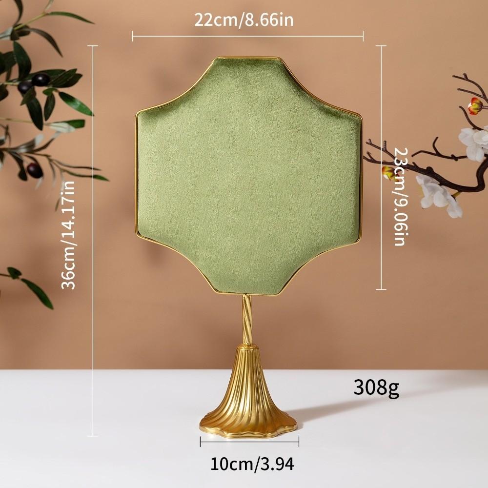 Crown Shaped Necklace Display Holder Metal Base Jewelry Organizer Store Window Display