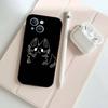 Boykisser Fundas Black Phone Case That Fits For IPhone 17,16,15,11,13,14 Pro Max,Plus,X,Xr,Xs Max,13Mini